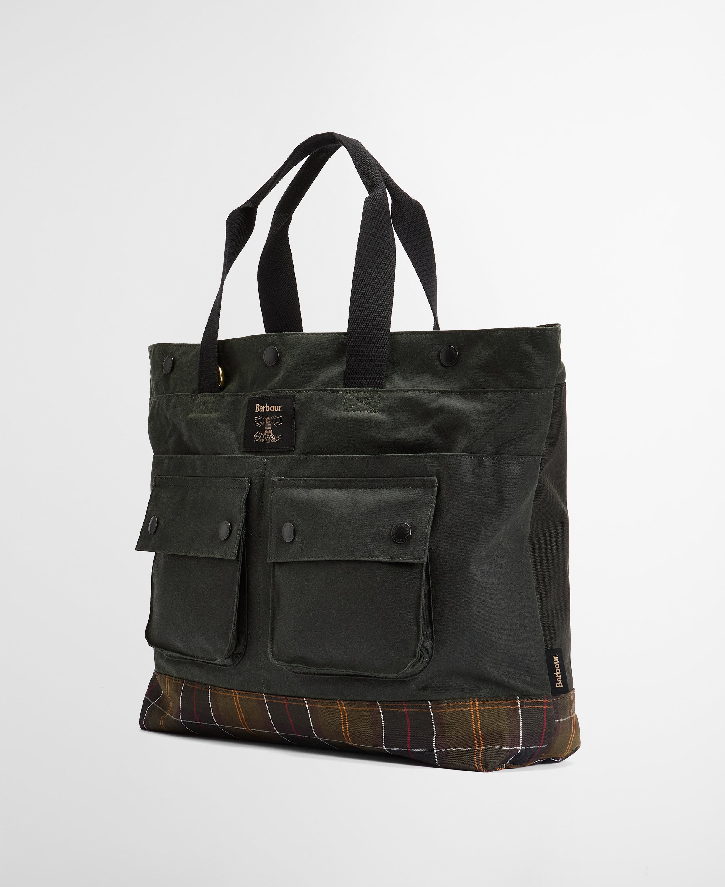 Barbour field-wax-tote-bag-sage-classic – Legend Story