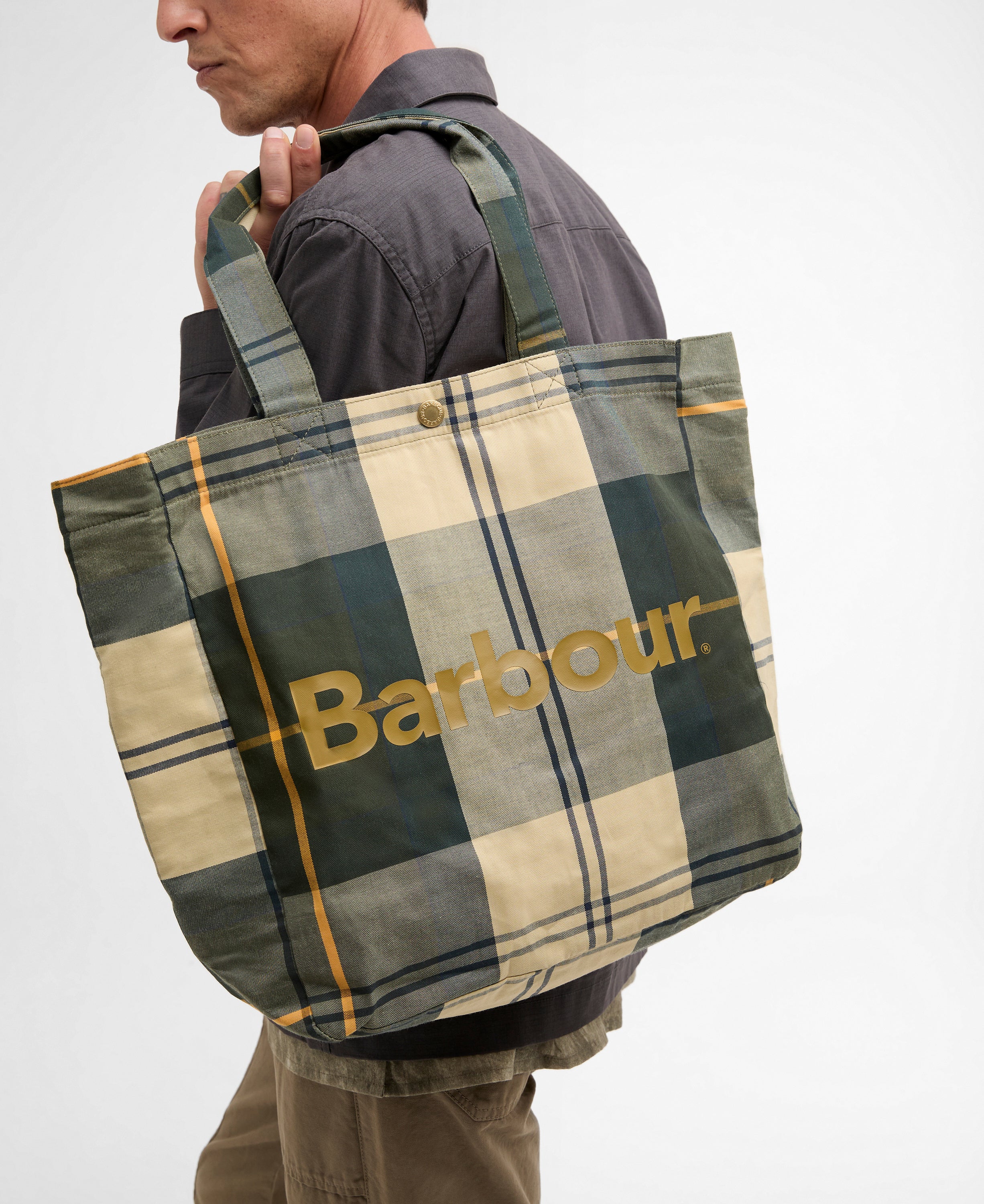 Barbour telfield-tartan-tote-bag-ancient-tartan – Legend Story