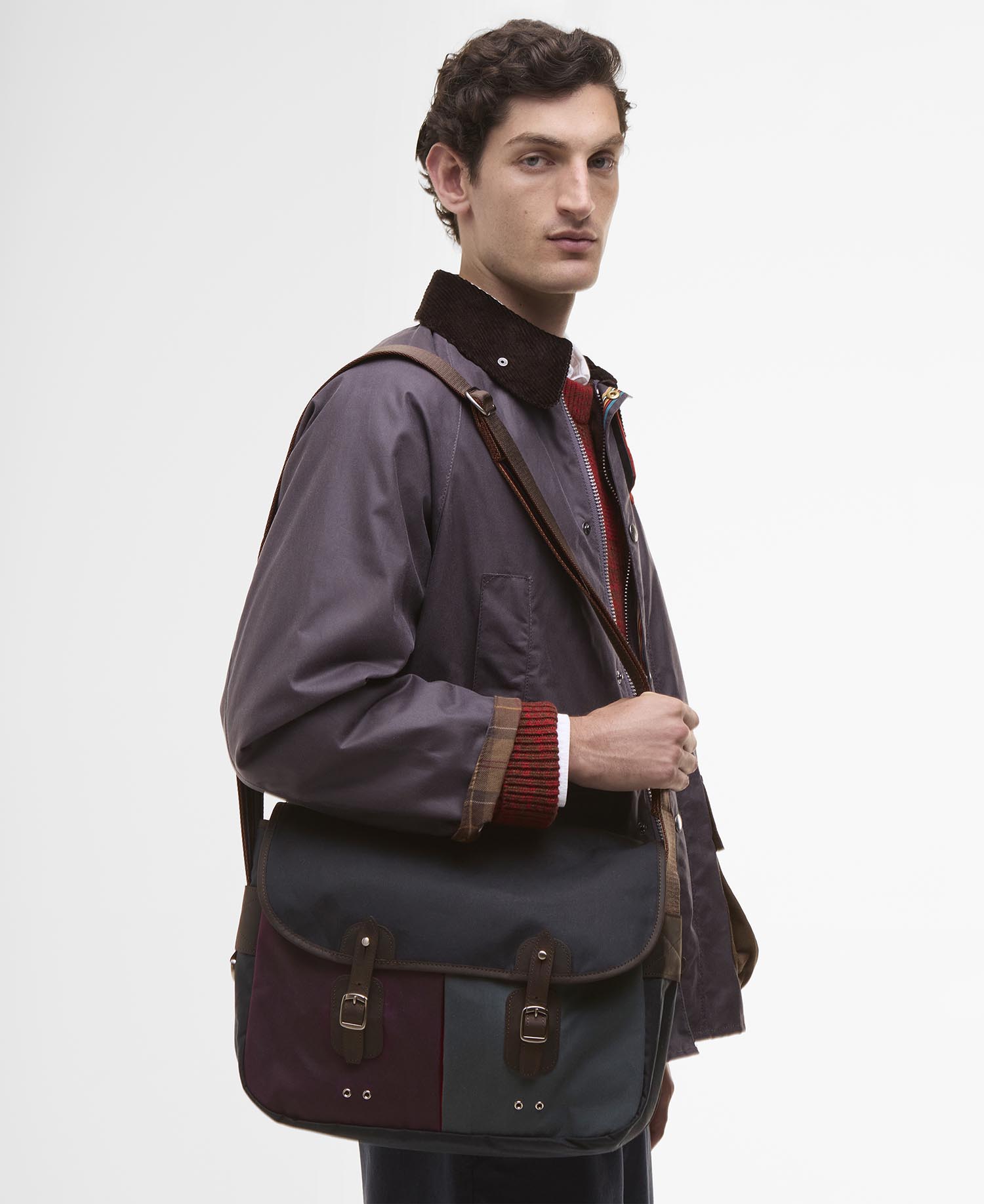 Barbour x-paul-smith-wax-tarras-bag-night-sky – Legend Story