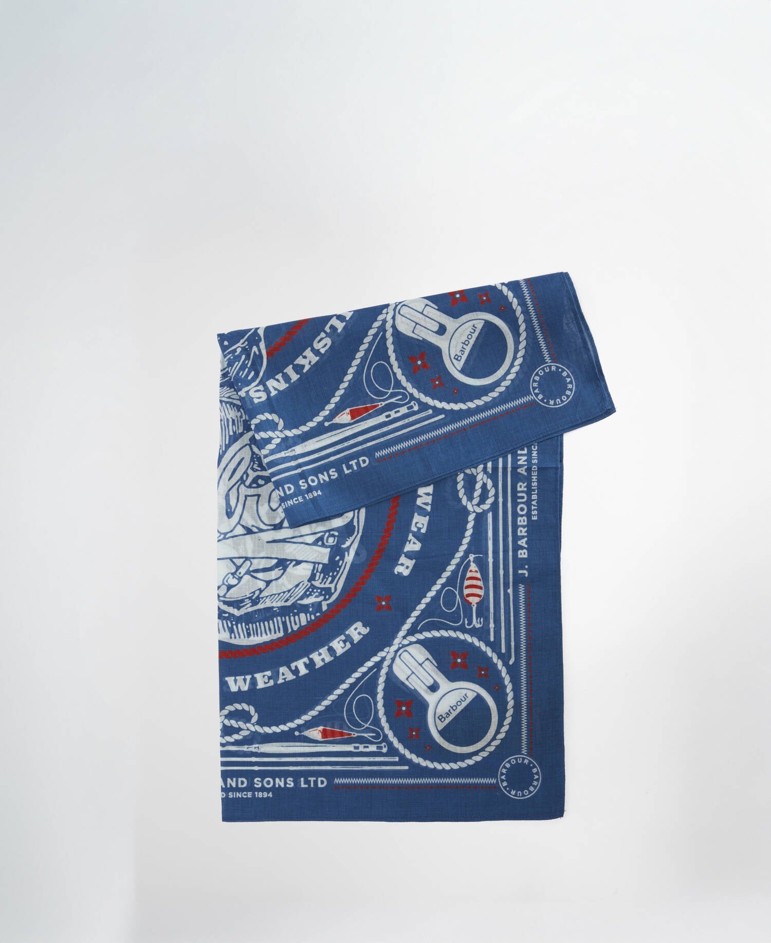 Barbour heritage-bandana-sailboat-blue – Legend Story