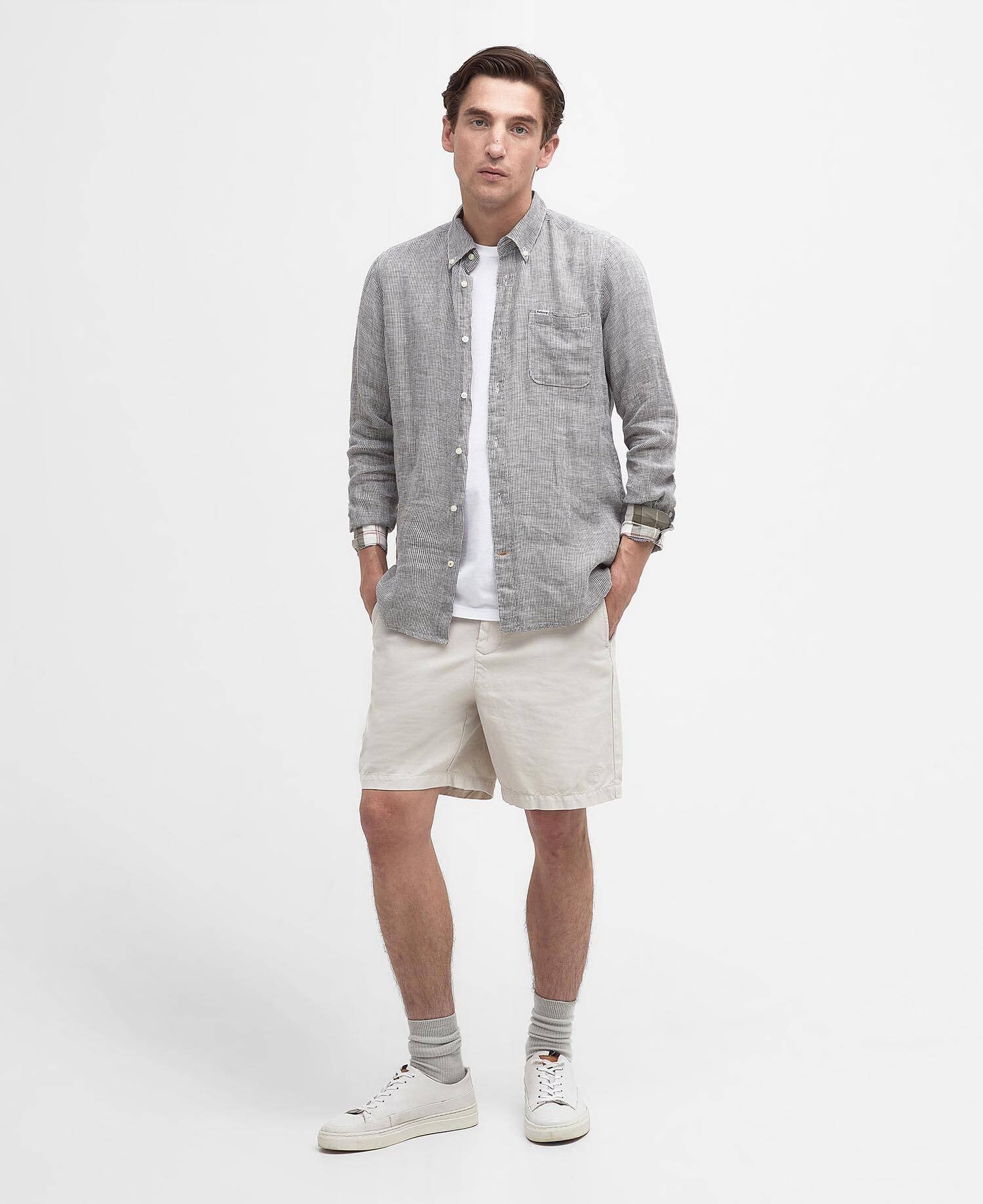 Barbour linton-tailored-shirt-olive – Legend Story