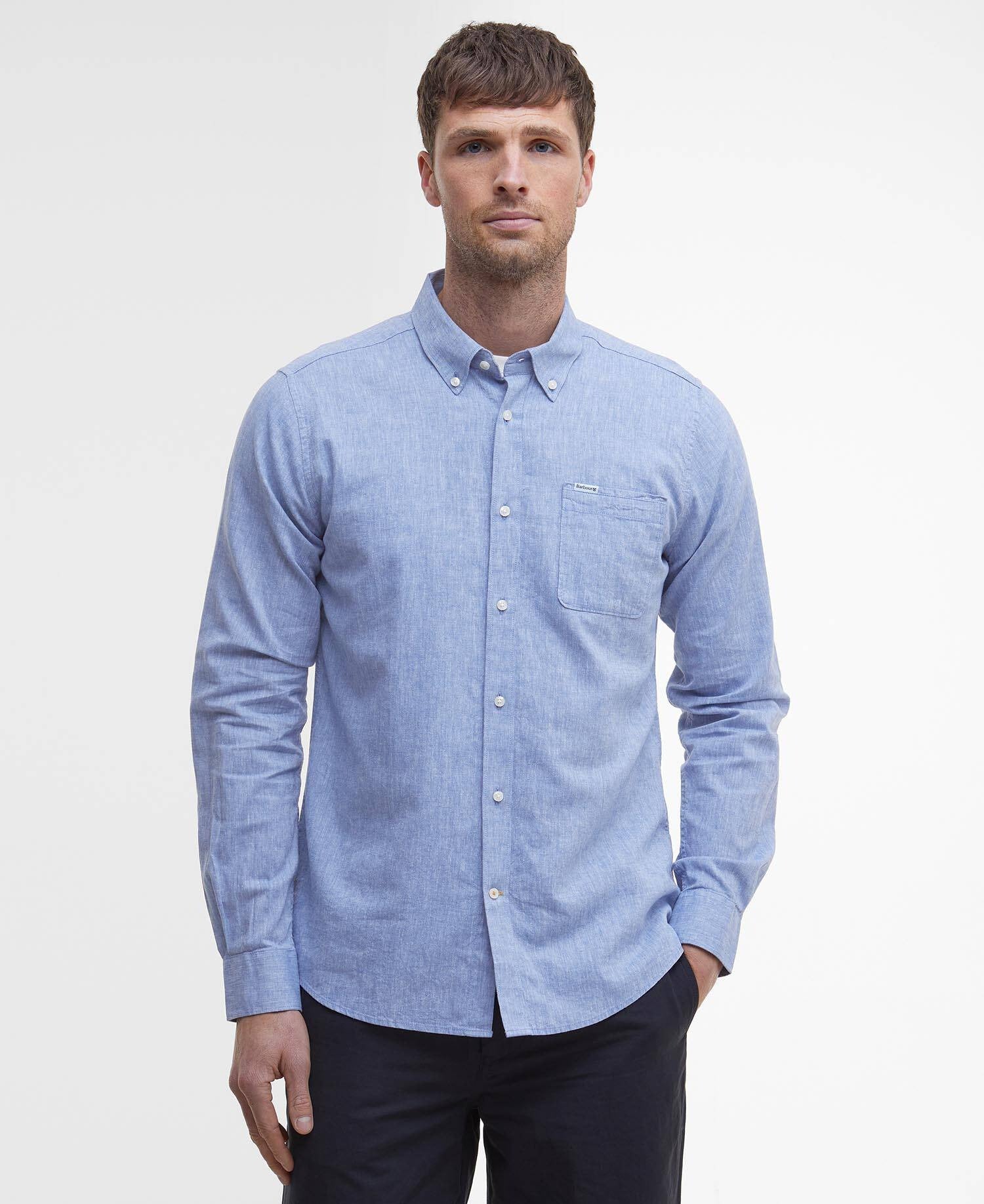 Barbour nelson-tailored-shirt-blue – Legend Story