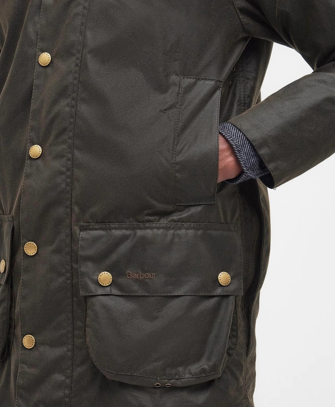 Barbour beaufort-40-wax-olive – Legend Story