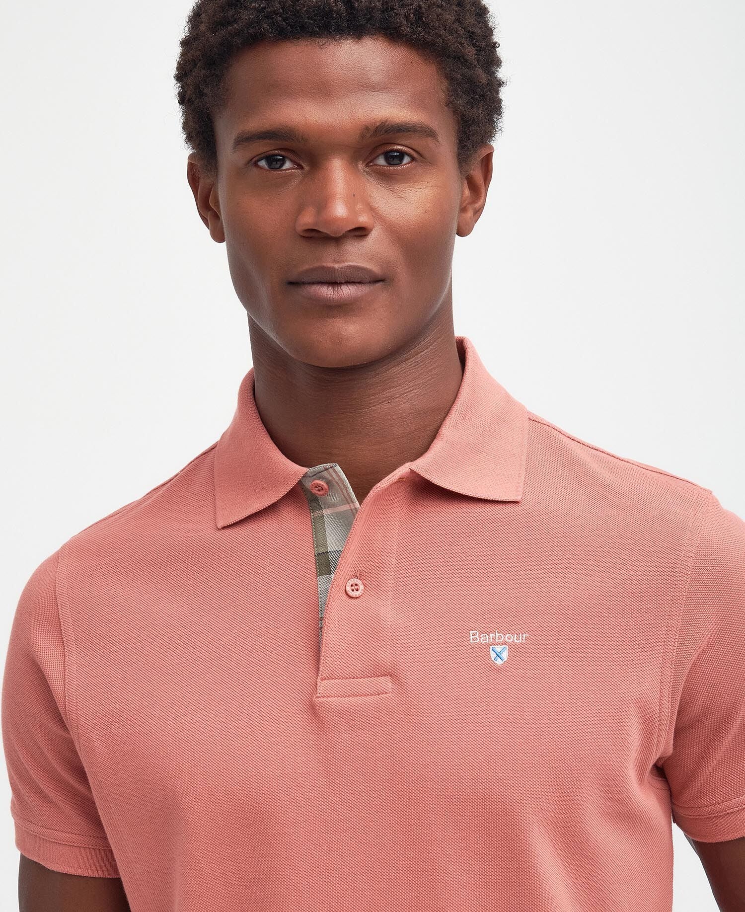 Barbour tartan-pique-polo-shirt-pink – Legend Story