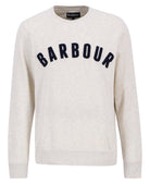 Barbour prep-logo-crew-neck-sweatshirt-ecru-marl – Legend Story