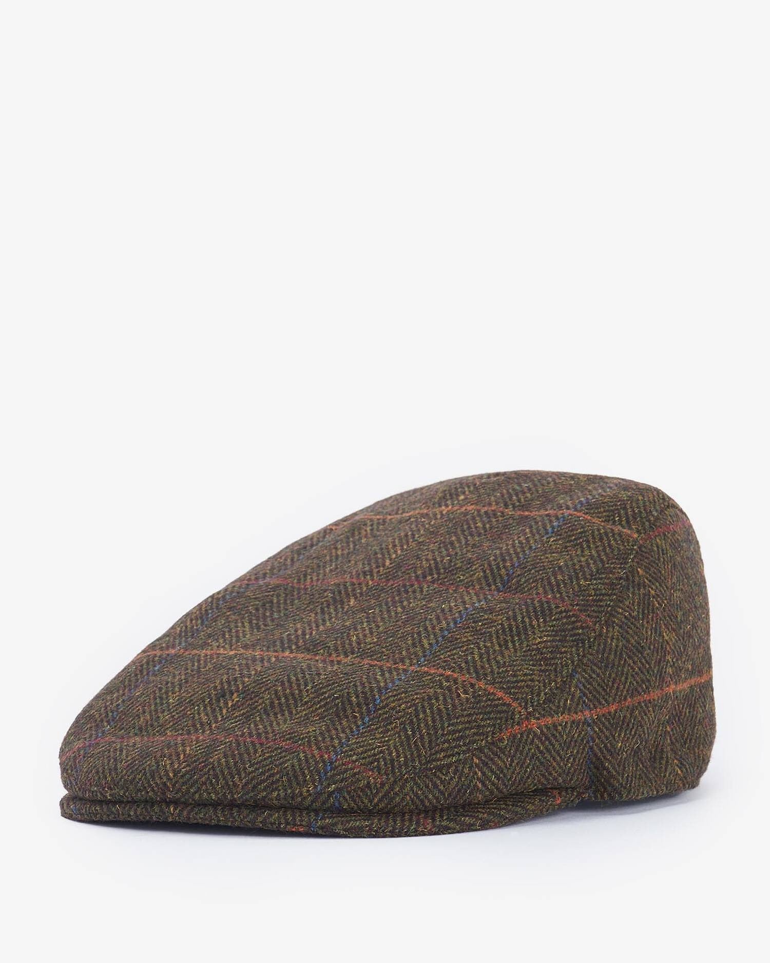Barbour cheviot-flat-cap-olive-herringbone – Legend Story