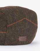 Barbour cheviot-flat-cap-olive-herringbone – Legend Story