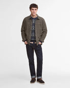 Barbour regular-moleskin-overshirt-dark-olive – Legend Story