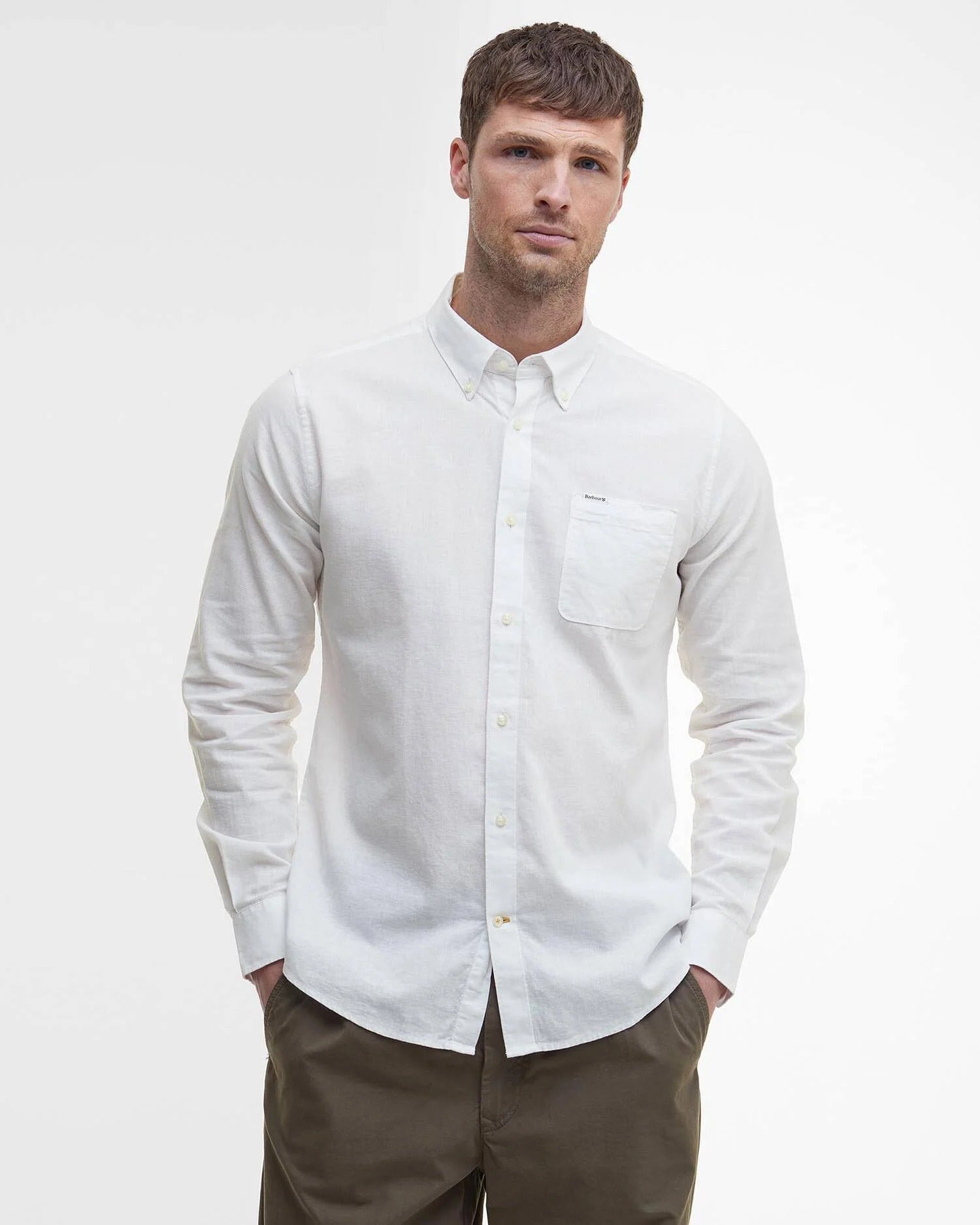 Barbour nelson-tailored-shirt-white – Legend Story