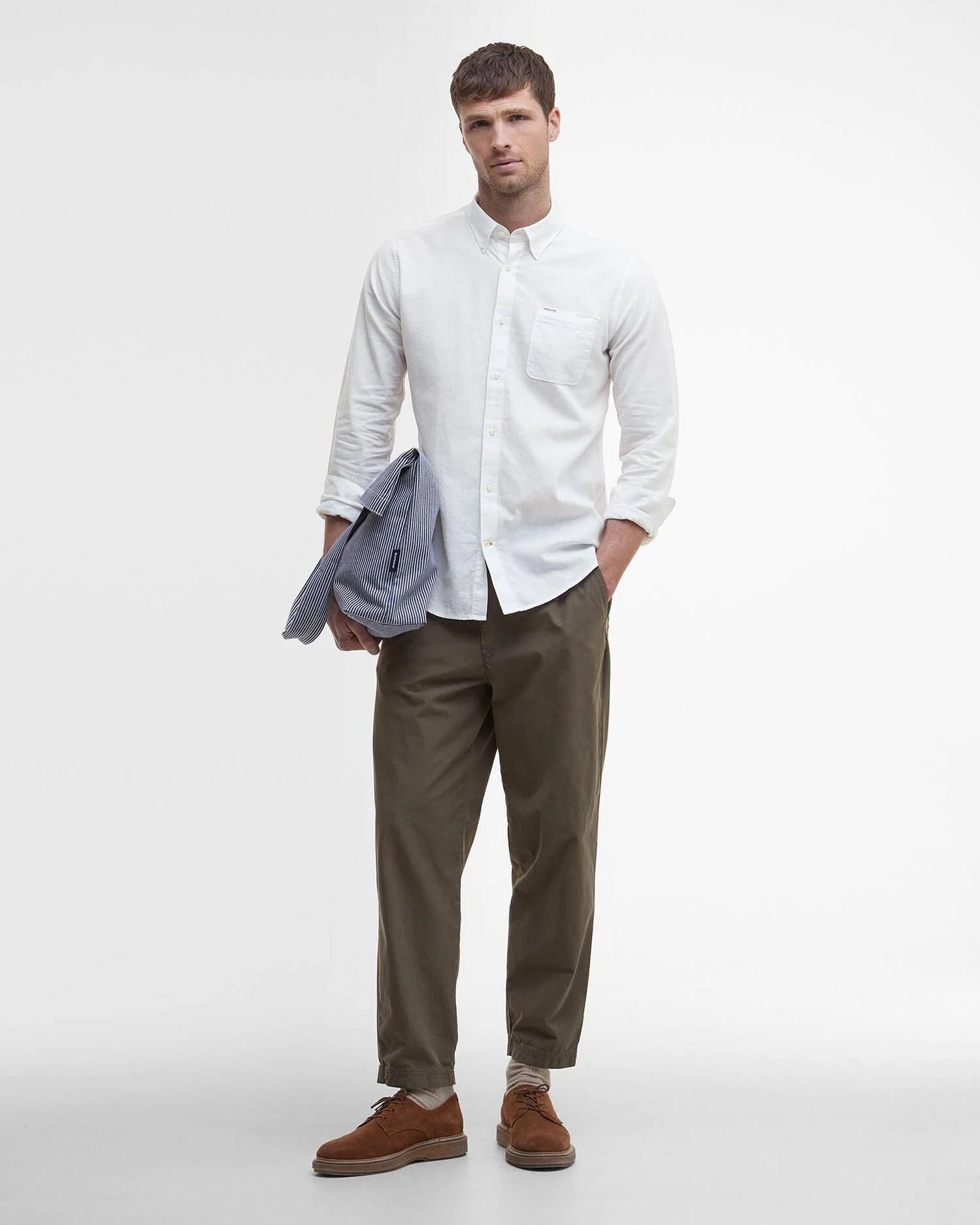 Barbour nelson-tailored-shirt-white – Legend Story