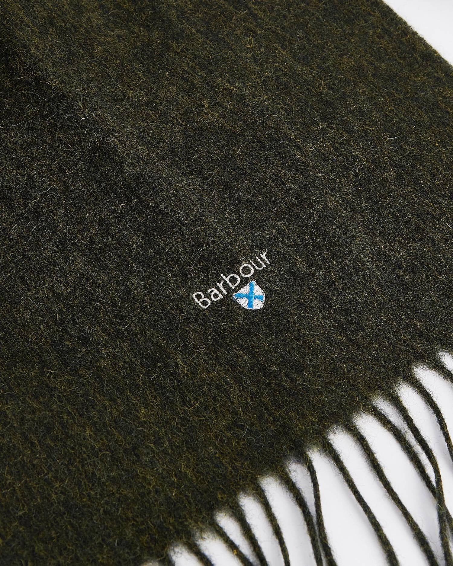 Barbour plain-lambswool-scarf-seaweed – Legend Story