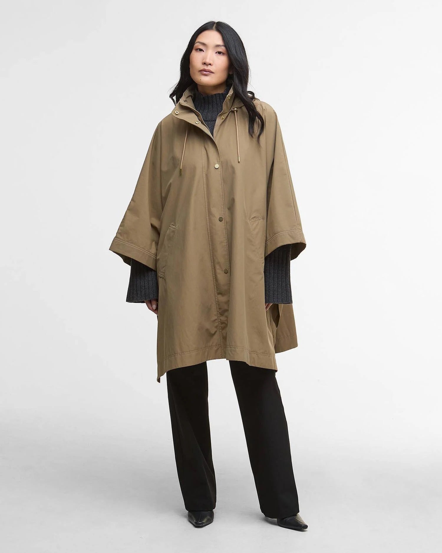 Barbour everlee-showerproof-cape-military-brown-hessi – Legend Story
