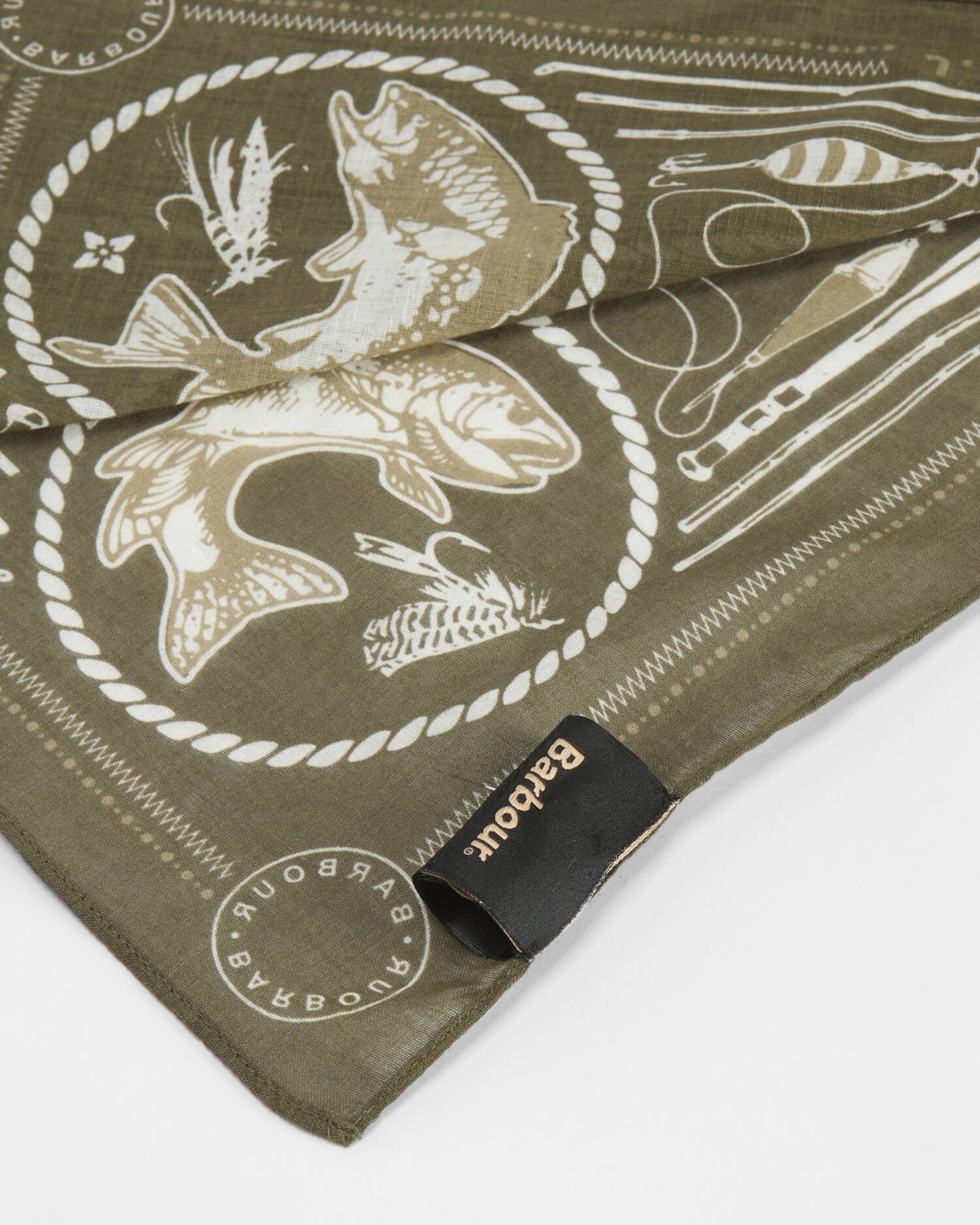 Barbour heritage-bandana-mid-olive – Legend Story