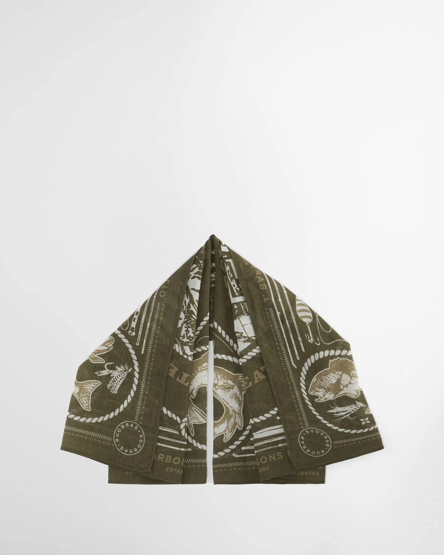 Barbour heritage-bandana-mid-olive – Legend Story