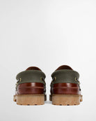 Barbour deck-boat-shoe-olive – Legend Story