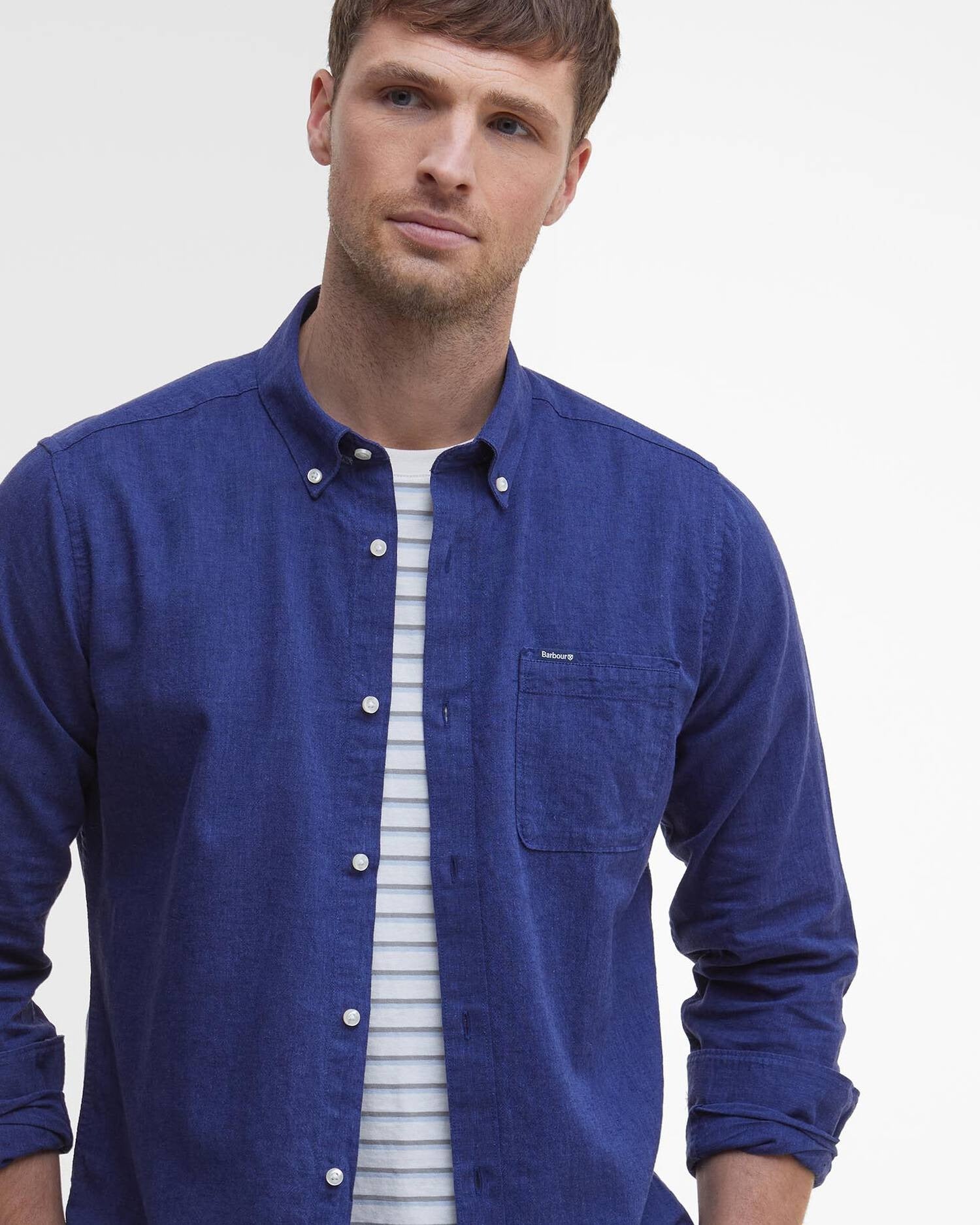Barbour nelson-tailored-shirt-indigo – Legend Story