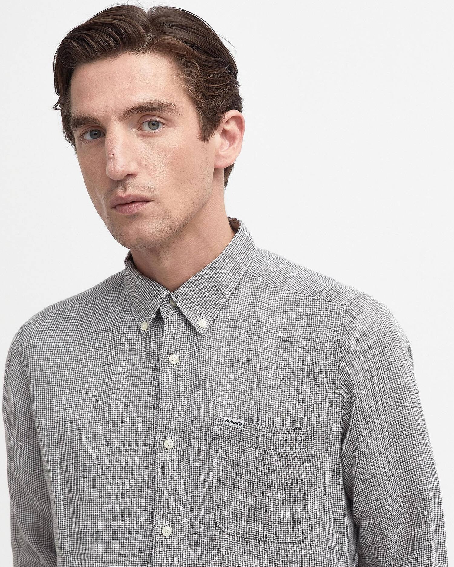 Barbour linton-tailored-shirt-olive – Legend Story