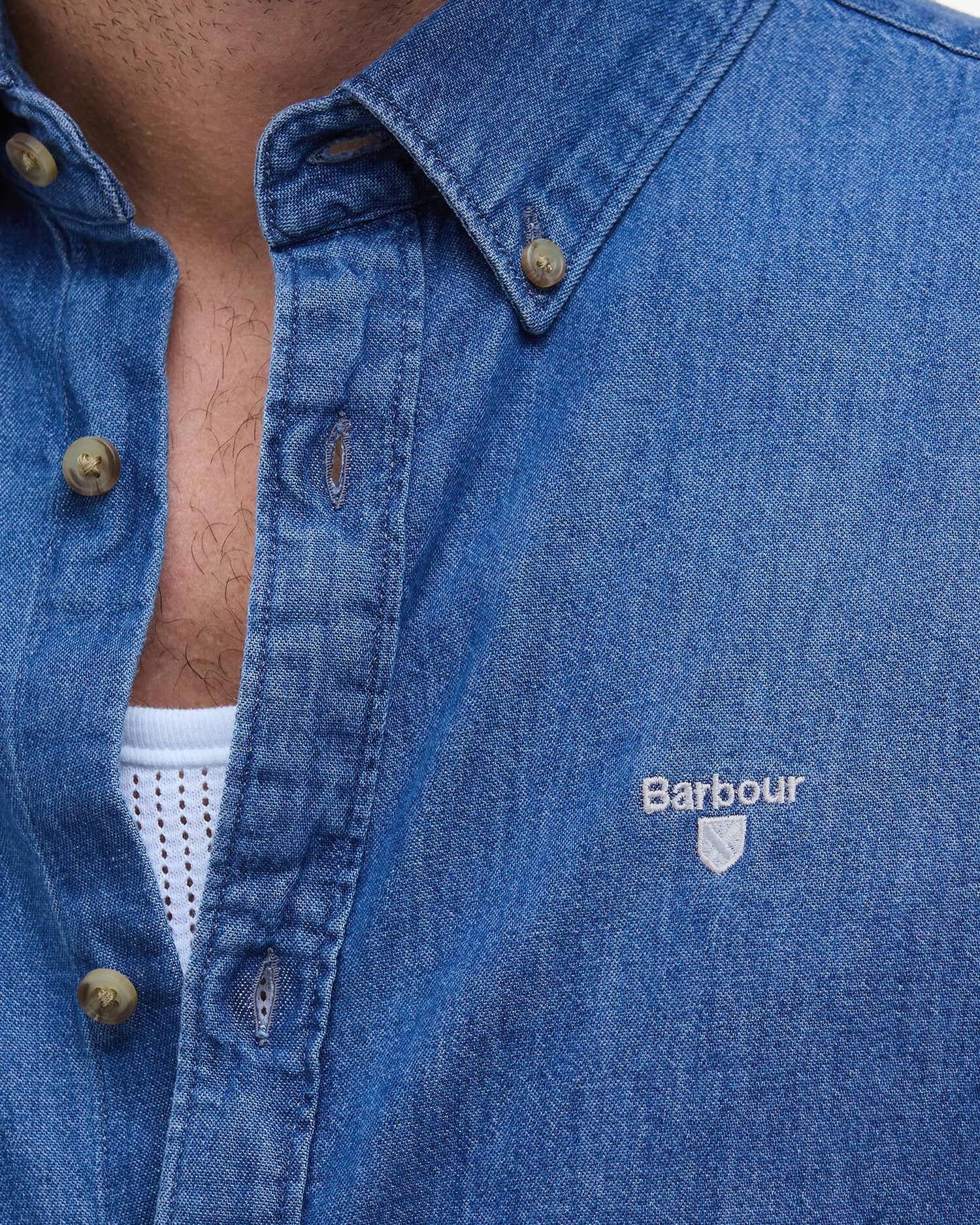 Barbour chambray-crest-tailored-shirt-chambray – Legend Story