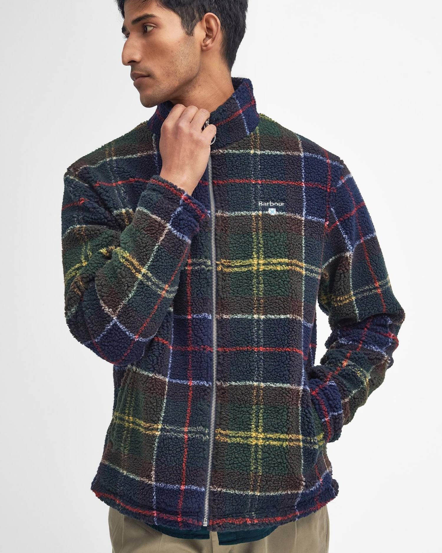 Barbour tartan-fleece-zip-through-classic-tartan – Legend Story