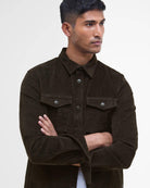 Barbour regular-cord-overshirt-olive – Legend Story
