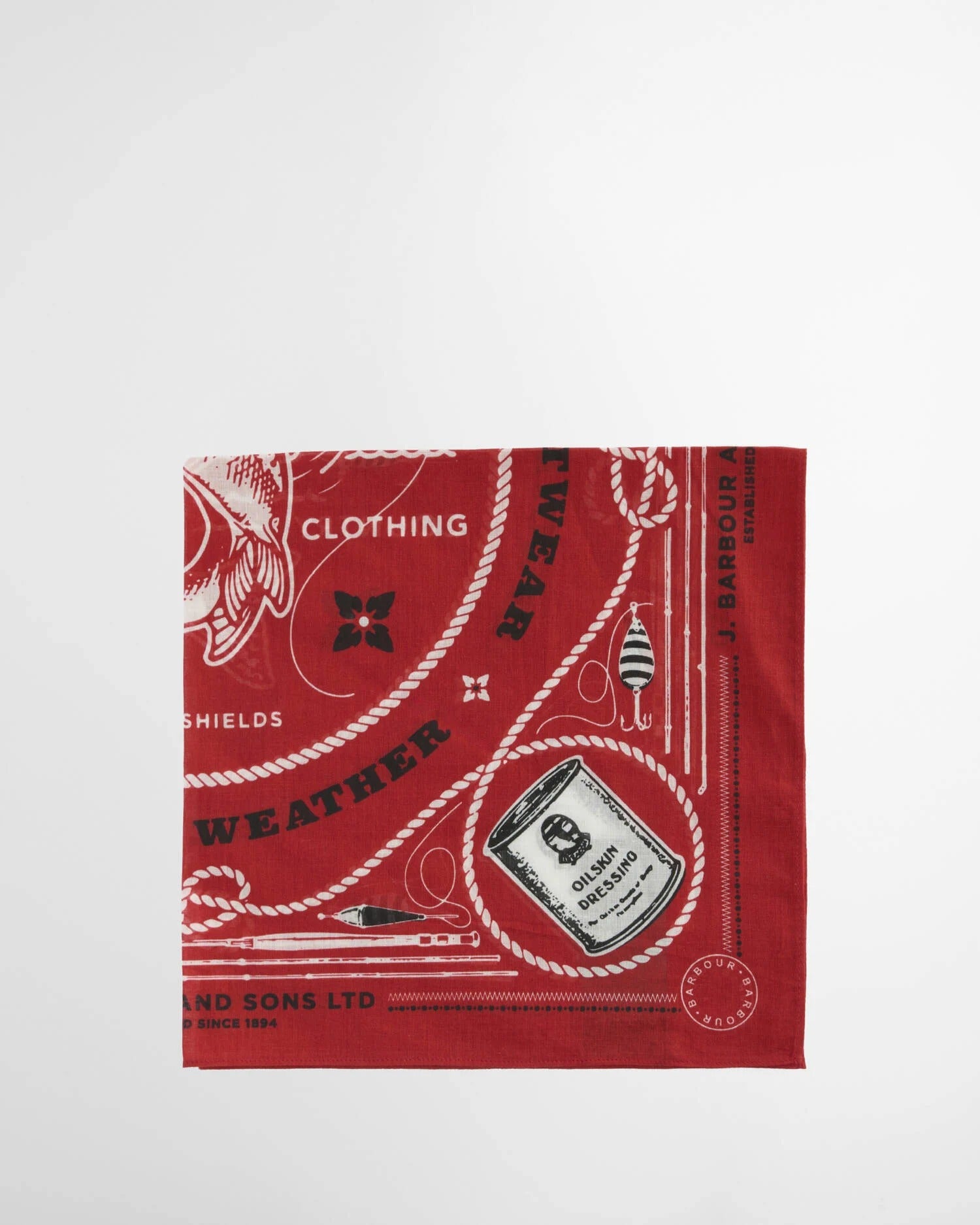 Barbour heritage-bandana-red – Legend Story