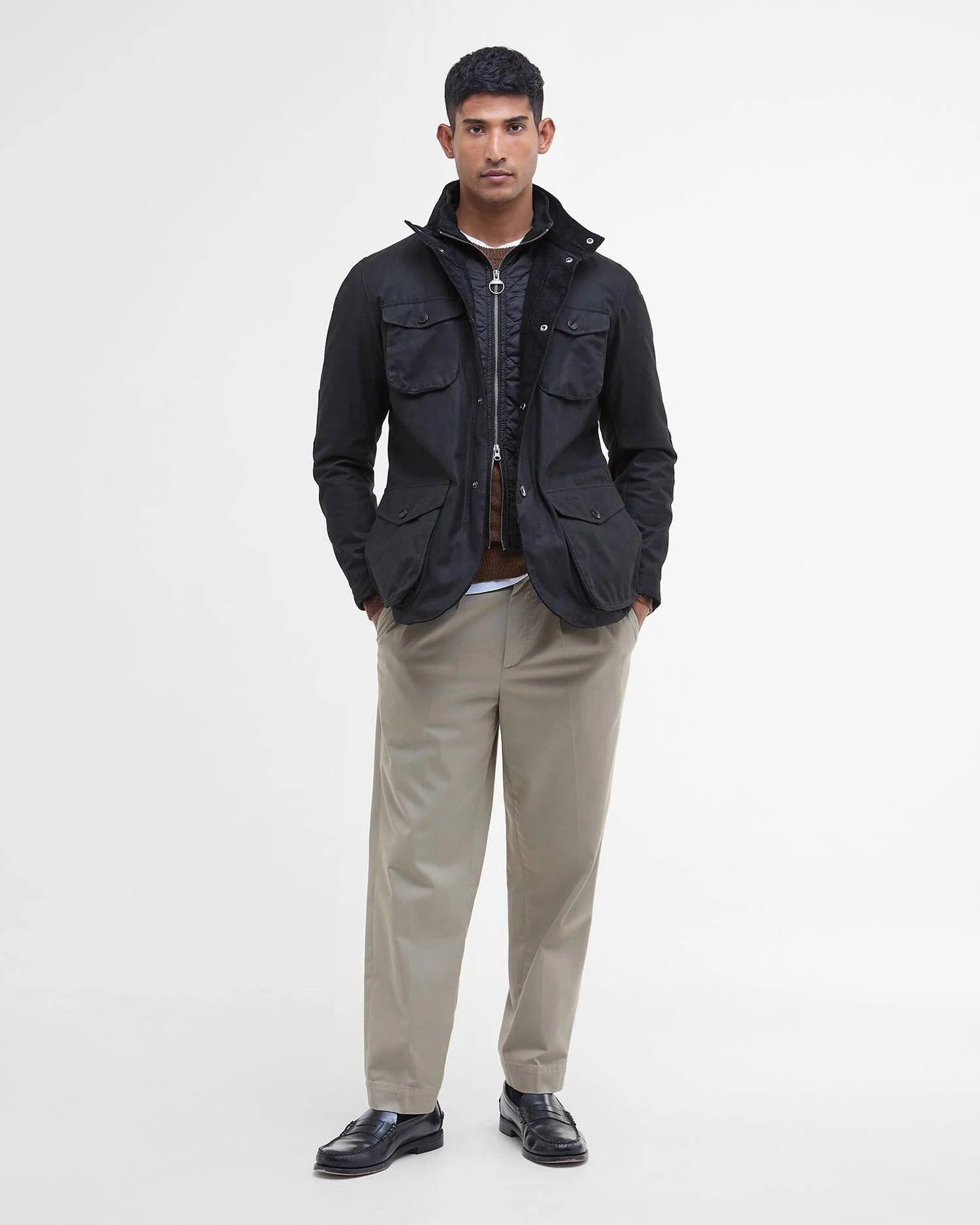 Barbour ogston-wax-jacket-black-classic – Legend Story