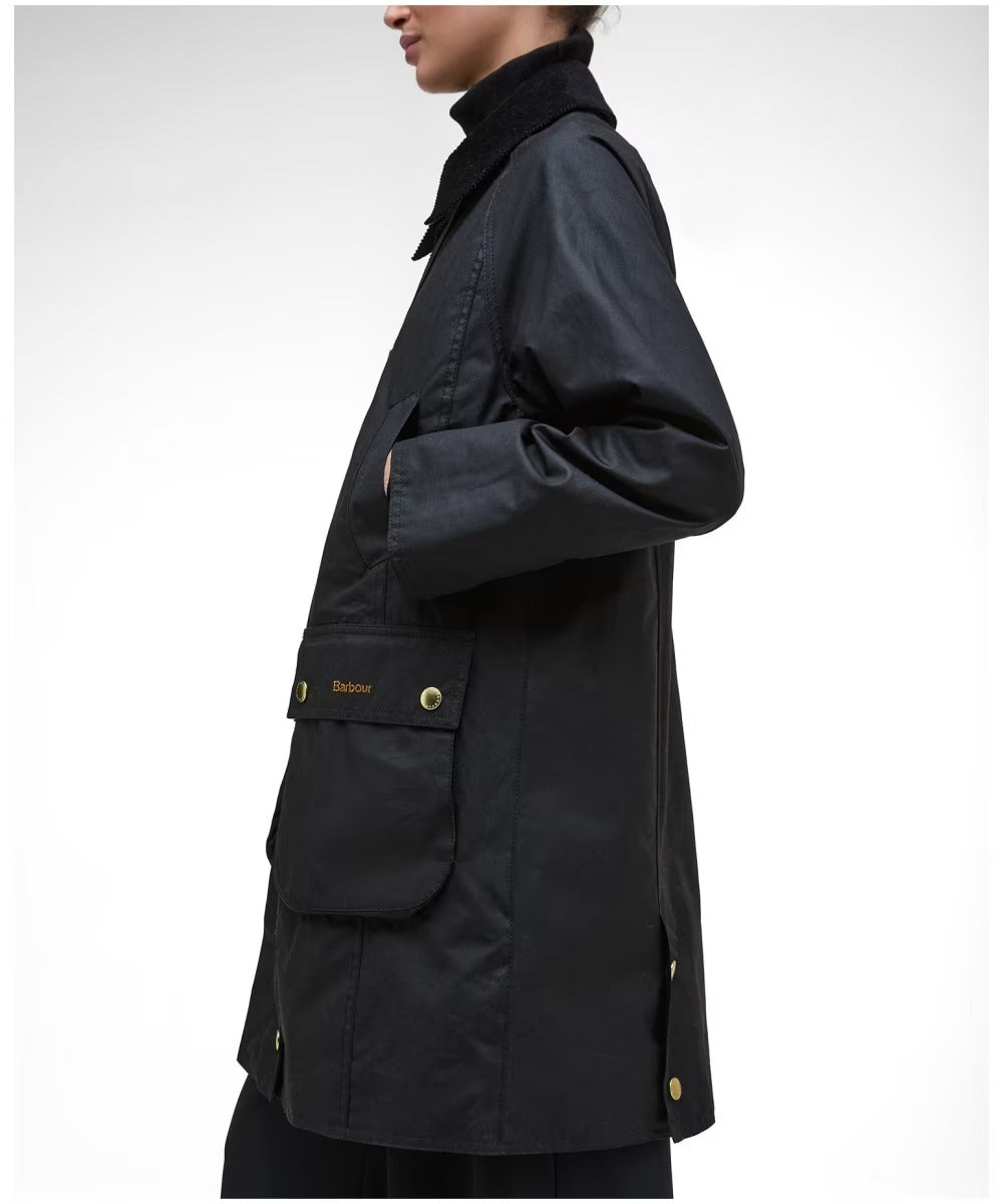 Barbour long-beadnell-wax-black-classic – Legend Story