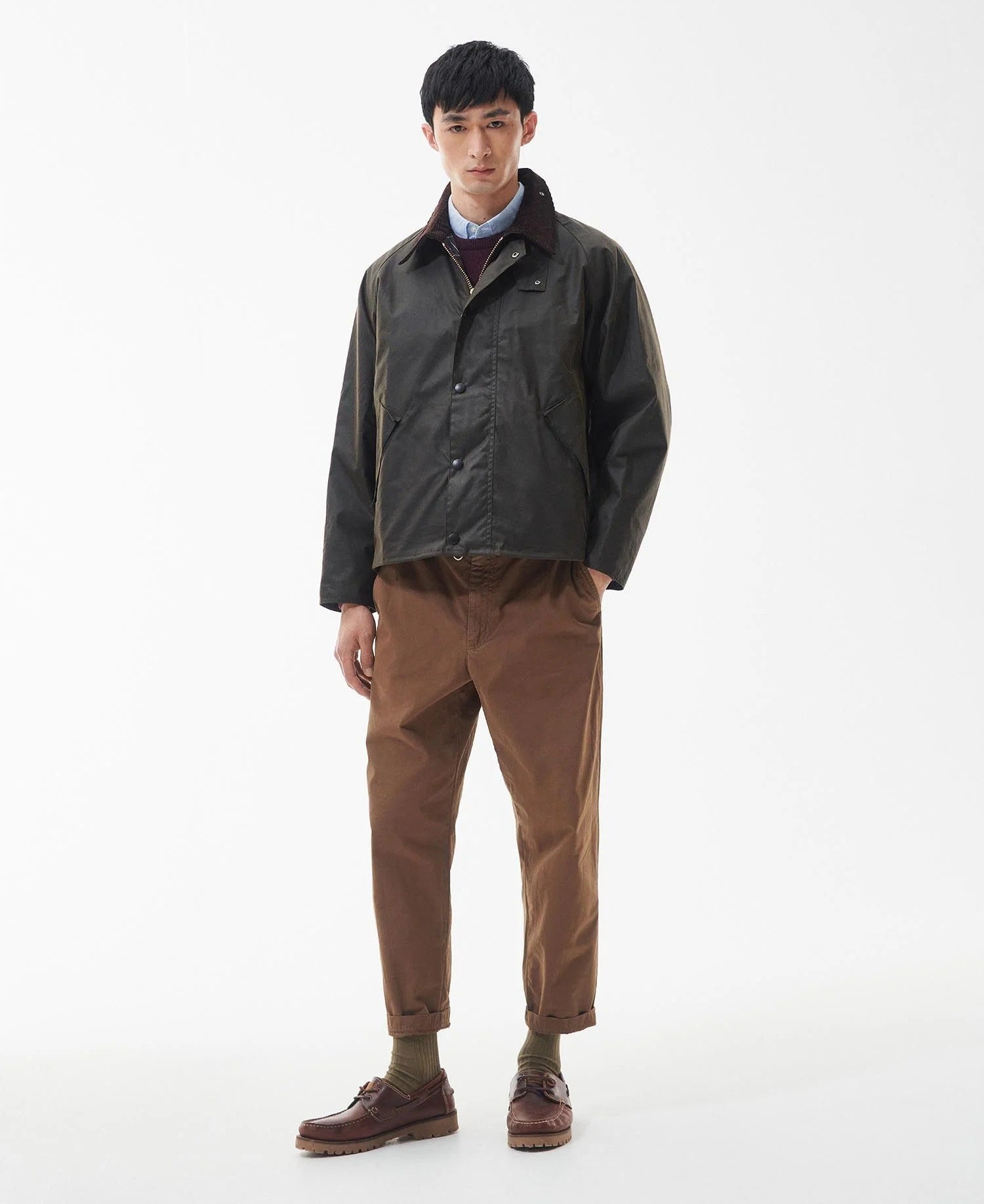 Barbour os-transport-wax-jacket-olive – Legend Story