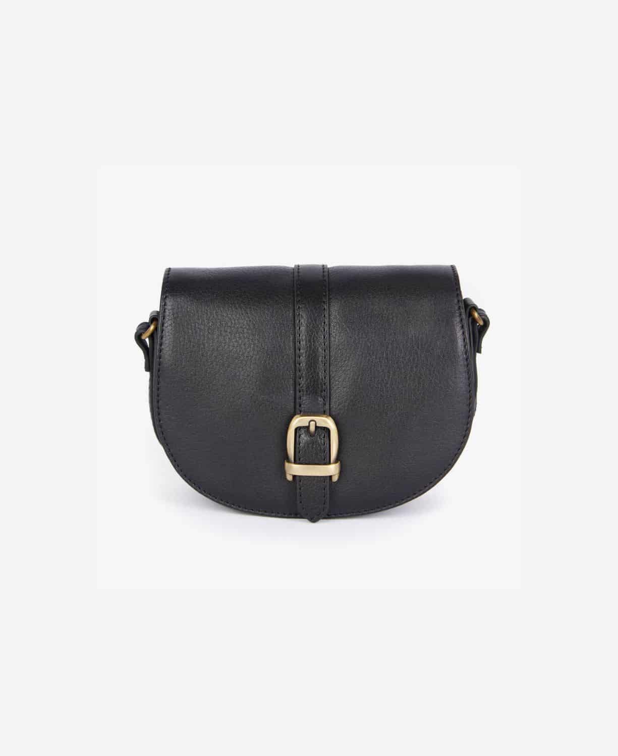Barbour Laire Leather Saddle Bag