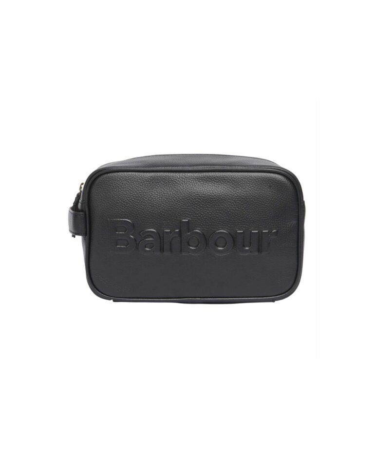 Barbour Debossed Logo Leather