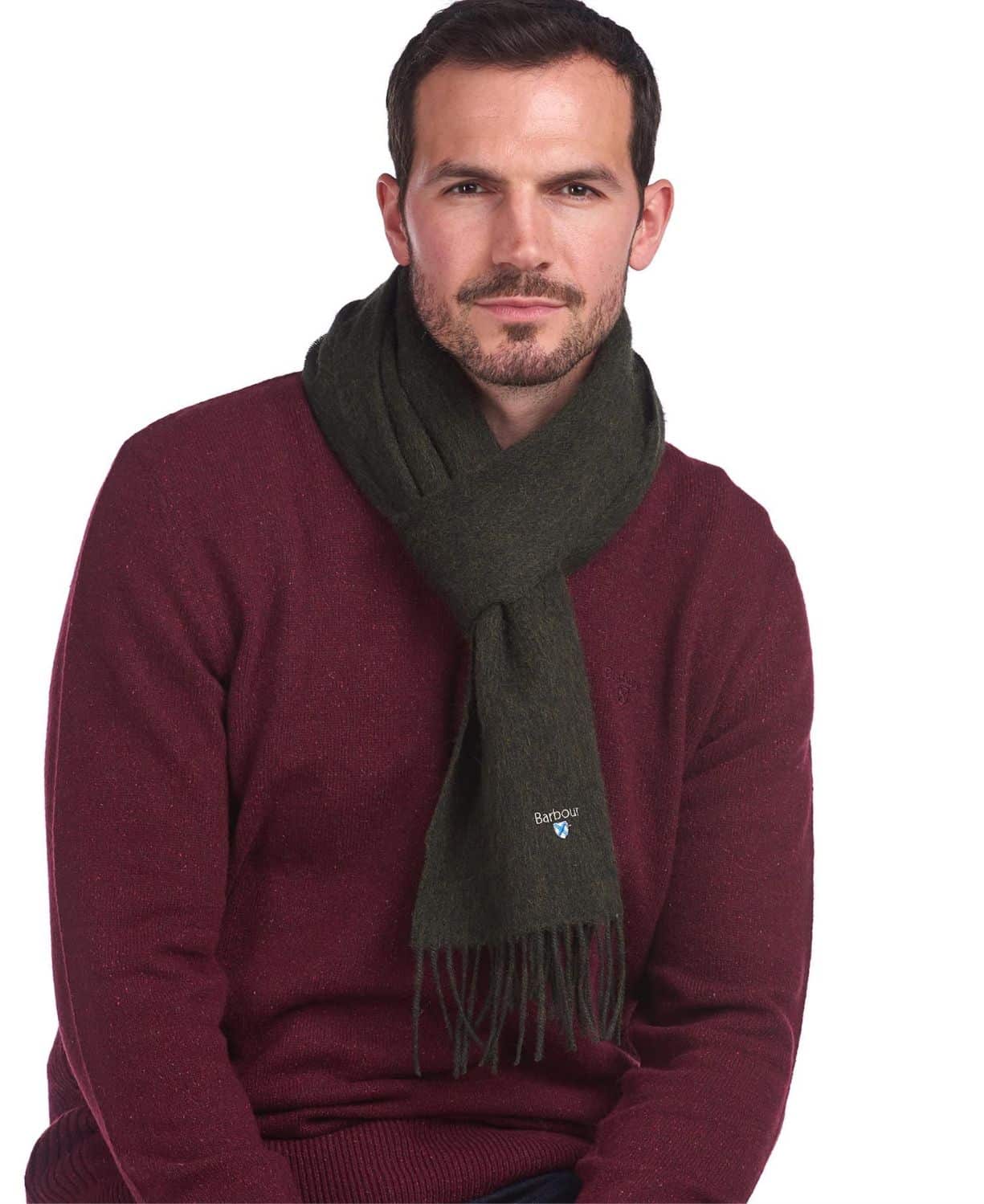 Barbour Plain Lambswool Scarf