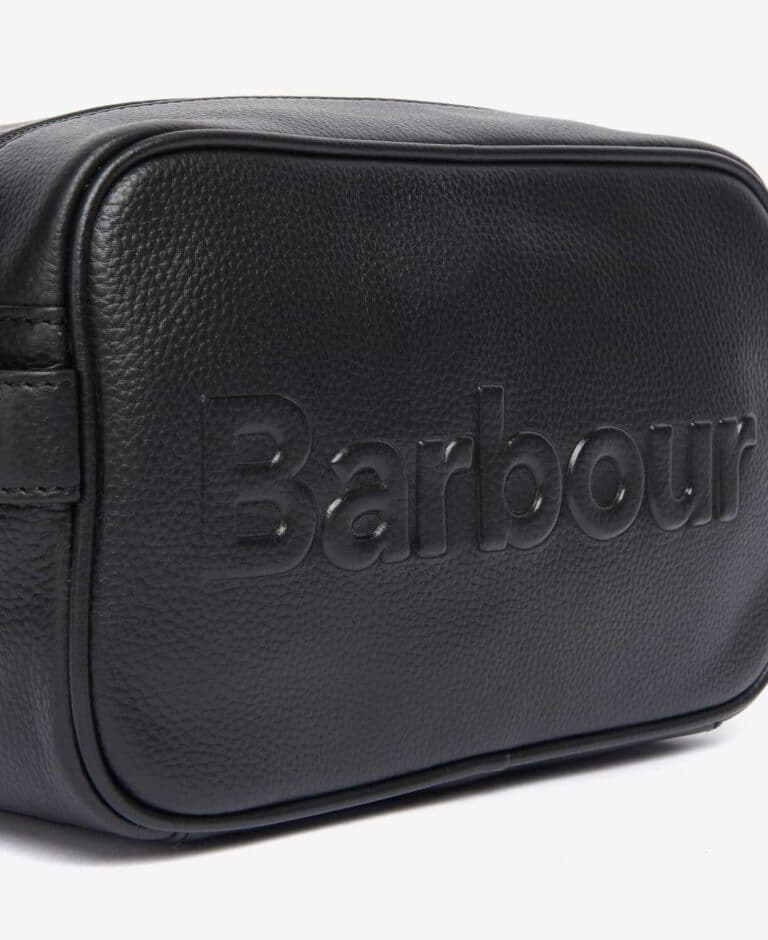 Barbour Debossed Logo Leather