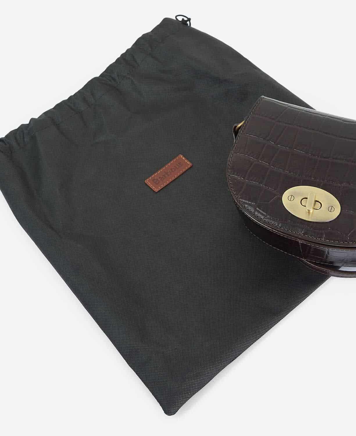 Barbour Eilein Leather Saddle Bag