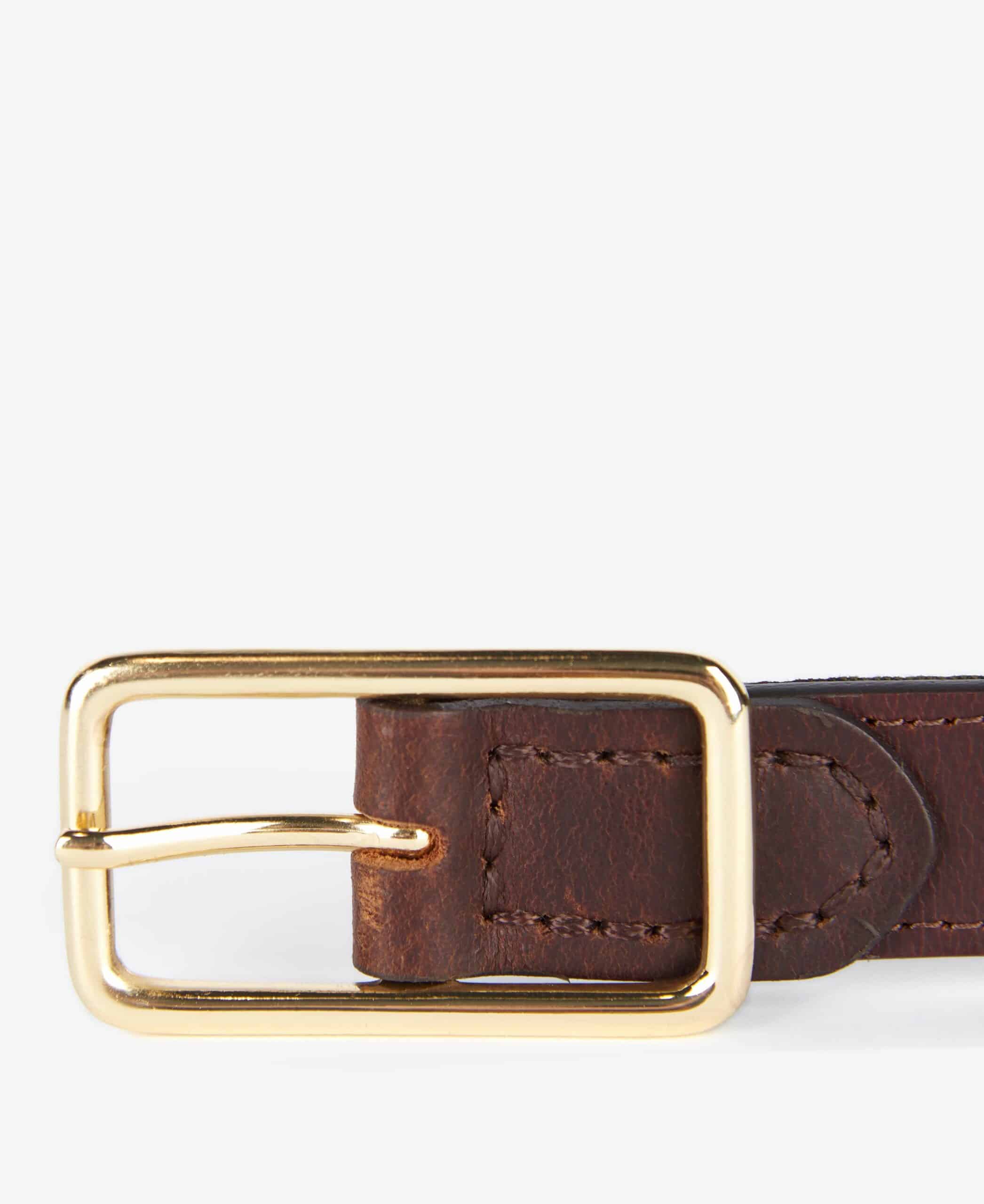 Reversible Tartan Belt