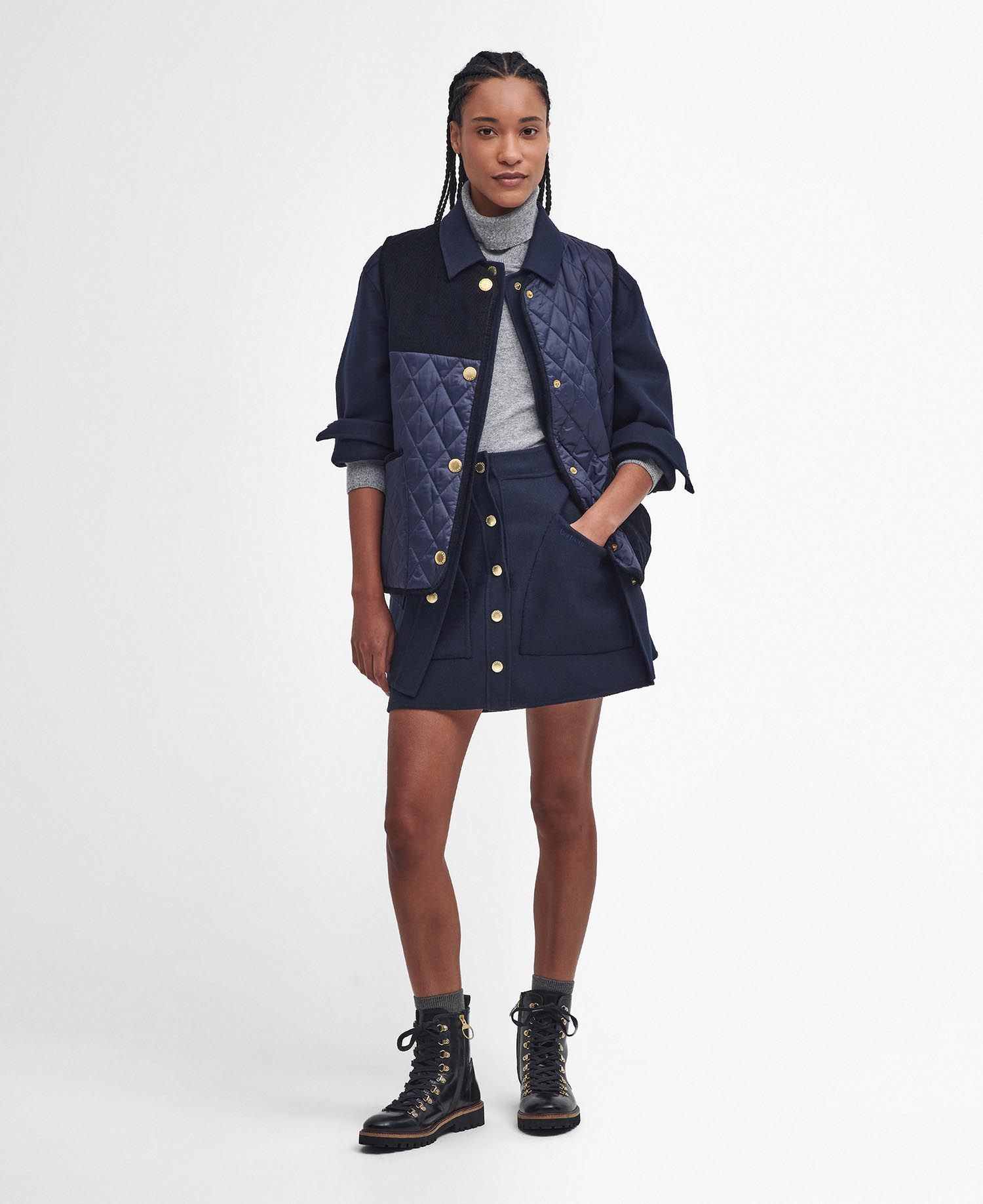 Healy Patchwork Quilted Liner