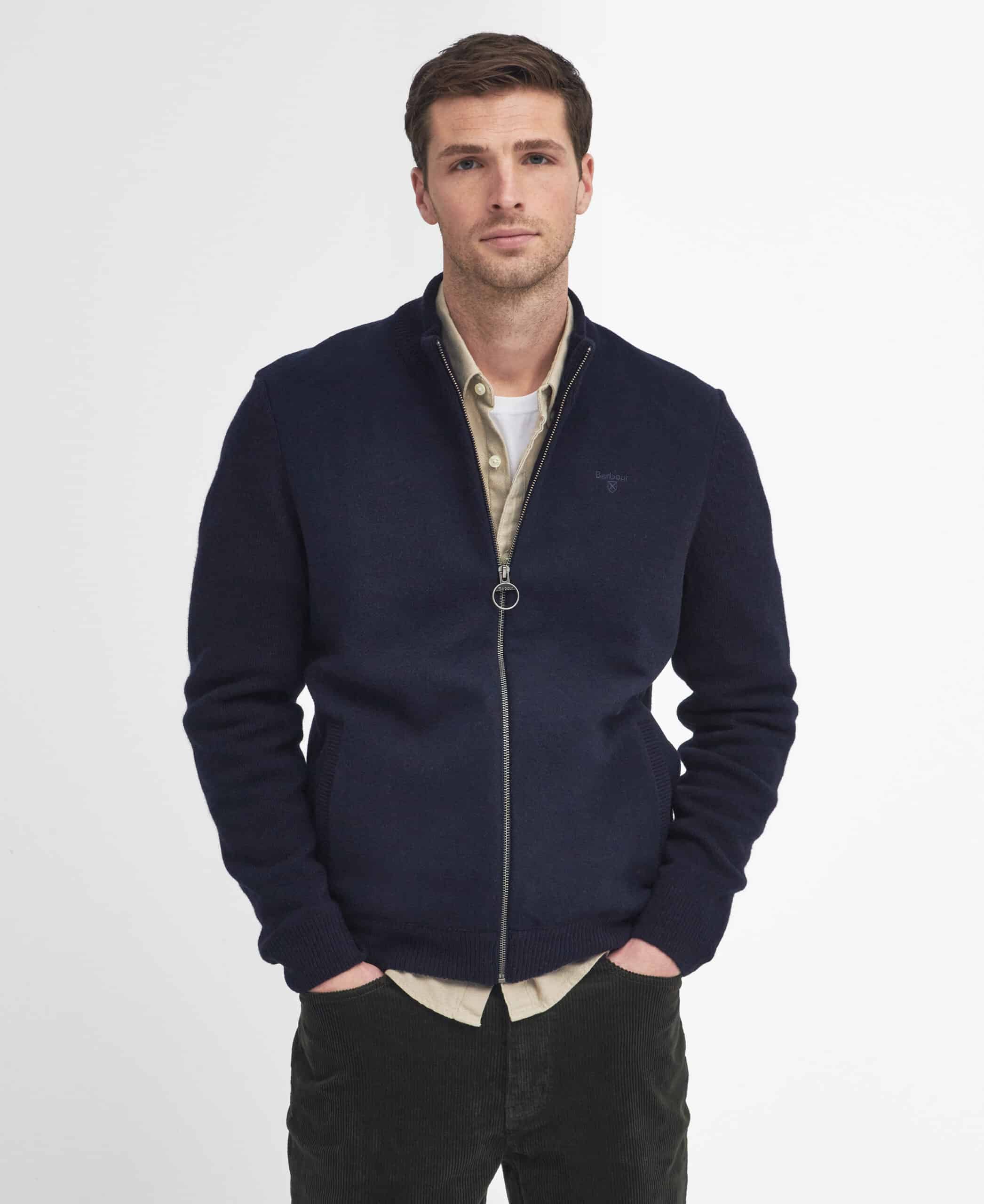 Barbour Balwen Zip Through Knitted