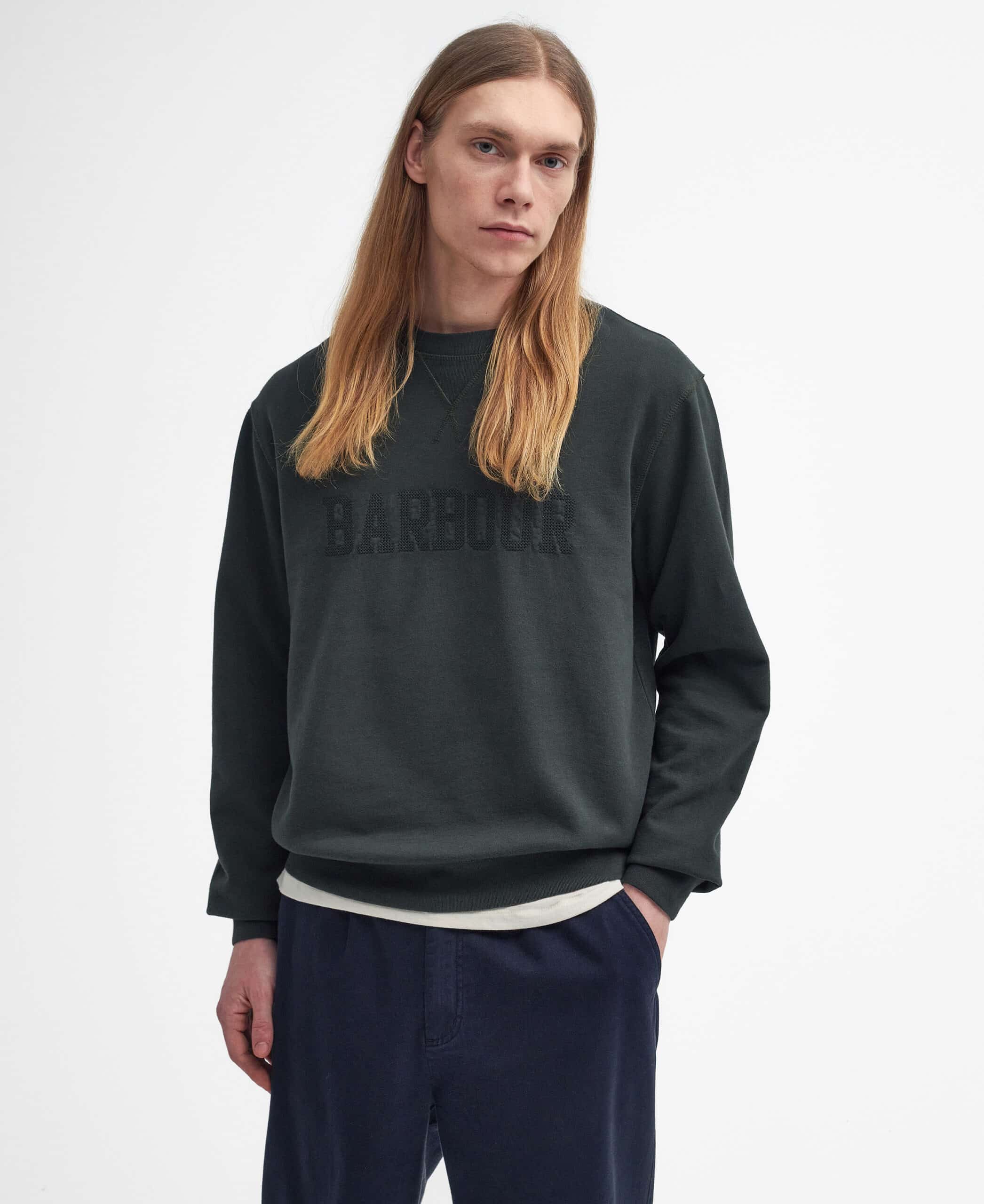 BARBOUR Howe Relaxed Crew Neck Sweatshirt