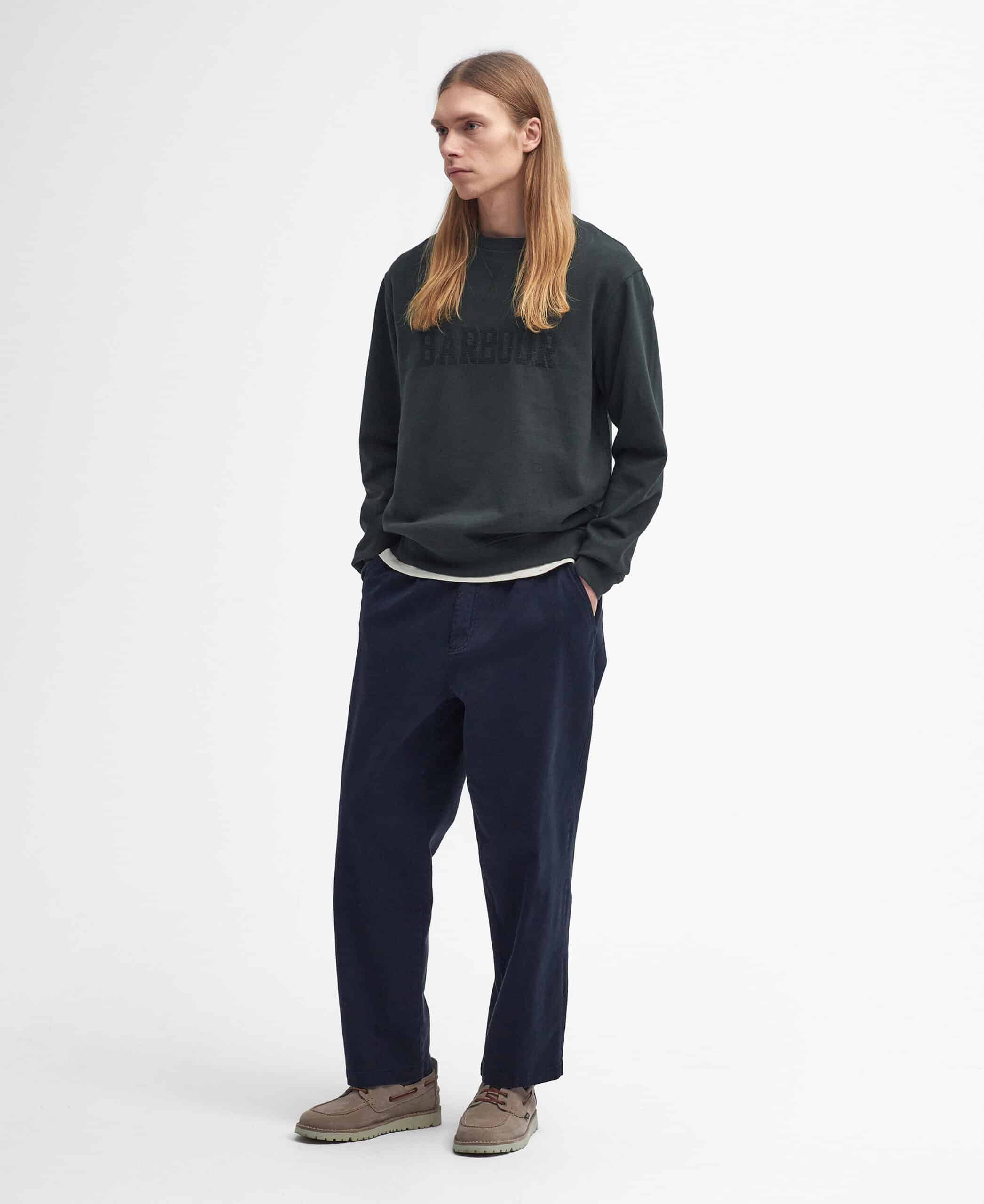 BARBOUR Howe Relaxed Crew Neck Sweatshirt