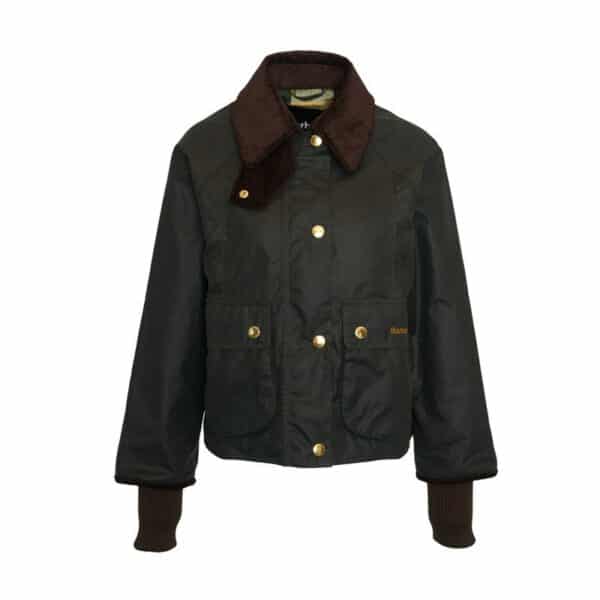 Barbour Cropped Beadnell Waxed Jacket